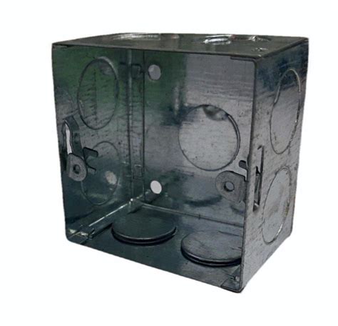 metal modular box|2 module gi box.